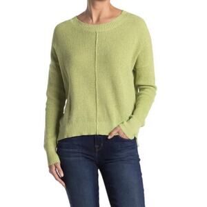 Sweet Romeo Seed Stitch Pullover Green Tomato Sweater Size M A003068